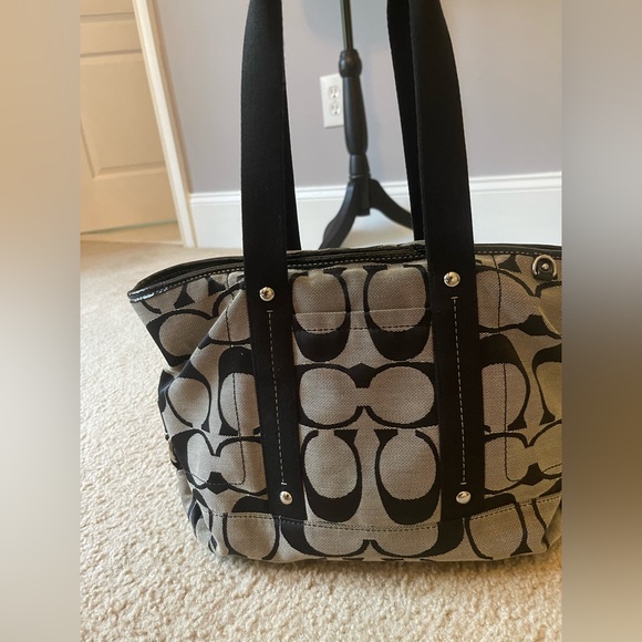 Authentic coach signature, tote bag. B-148 - Picture 12 of 16